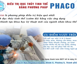 Phaco là phương pháp điều trị hiệu quả nhất bệnh đục thủy tinh thể 