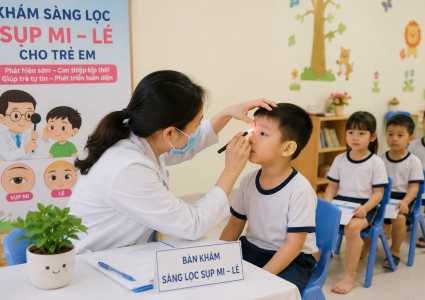 THÔNG BÁO Về việc thời gian khám sàng lọc sụp mi – lé cho trẻ em năm 2026